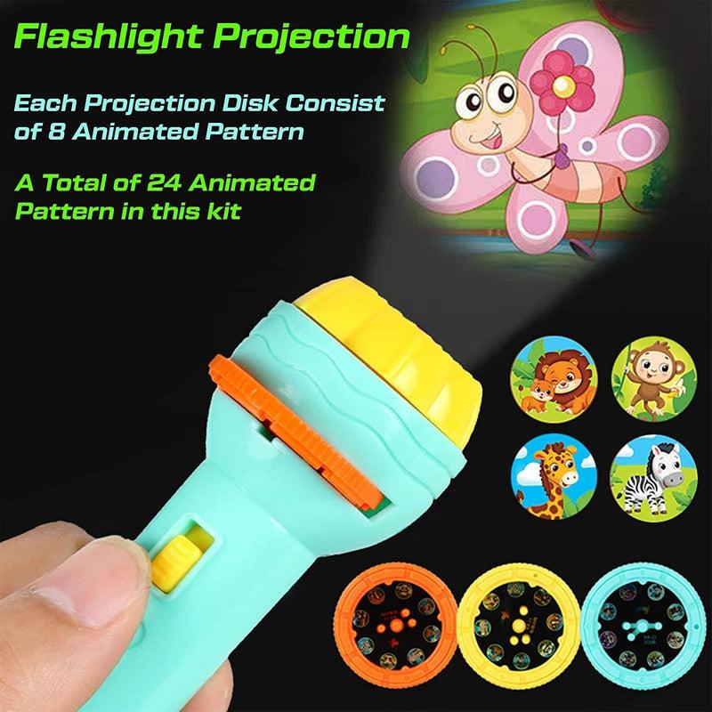 Kids Toy Torch Slide Education Learning