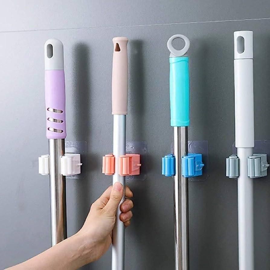 Mop Holder Self Adhesive Hooks (4 Pack)