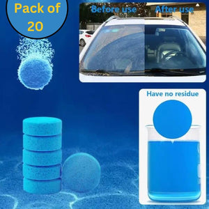 Car Glass Concentrated Washer Tablets (20 Pack)