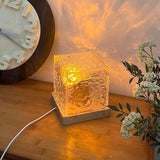 Rotating Water Ripple Night Aura Lamp
