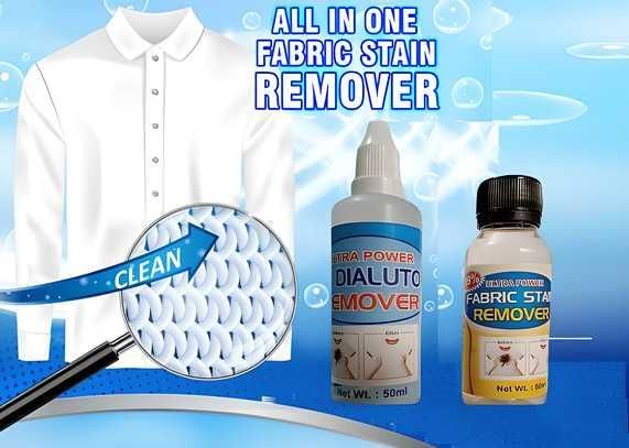 All in One Fabric Stain Remover 100ml (2 Pack 50ml)