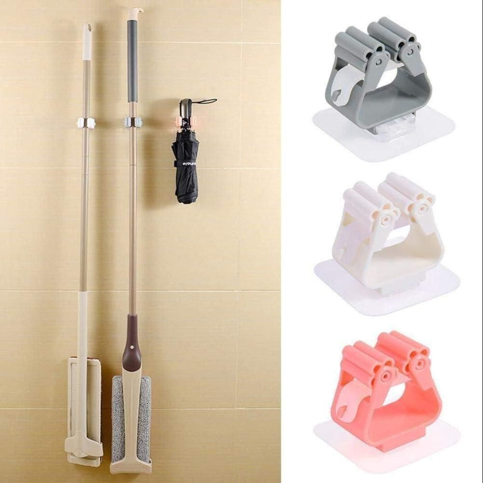 Mop Holder Self Adhesive Hooks (4 Pack)