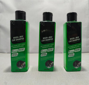 Car Shampoo Wax & Wash (3 Pack 200ml)