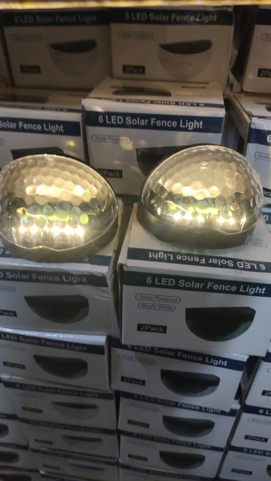 Solar Fence Lights (4 Pack)