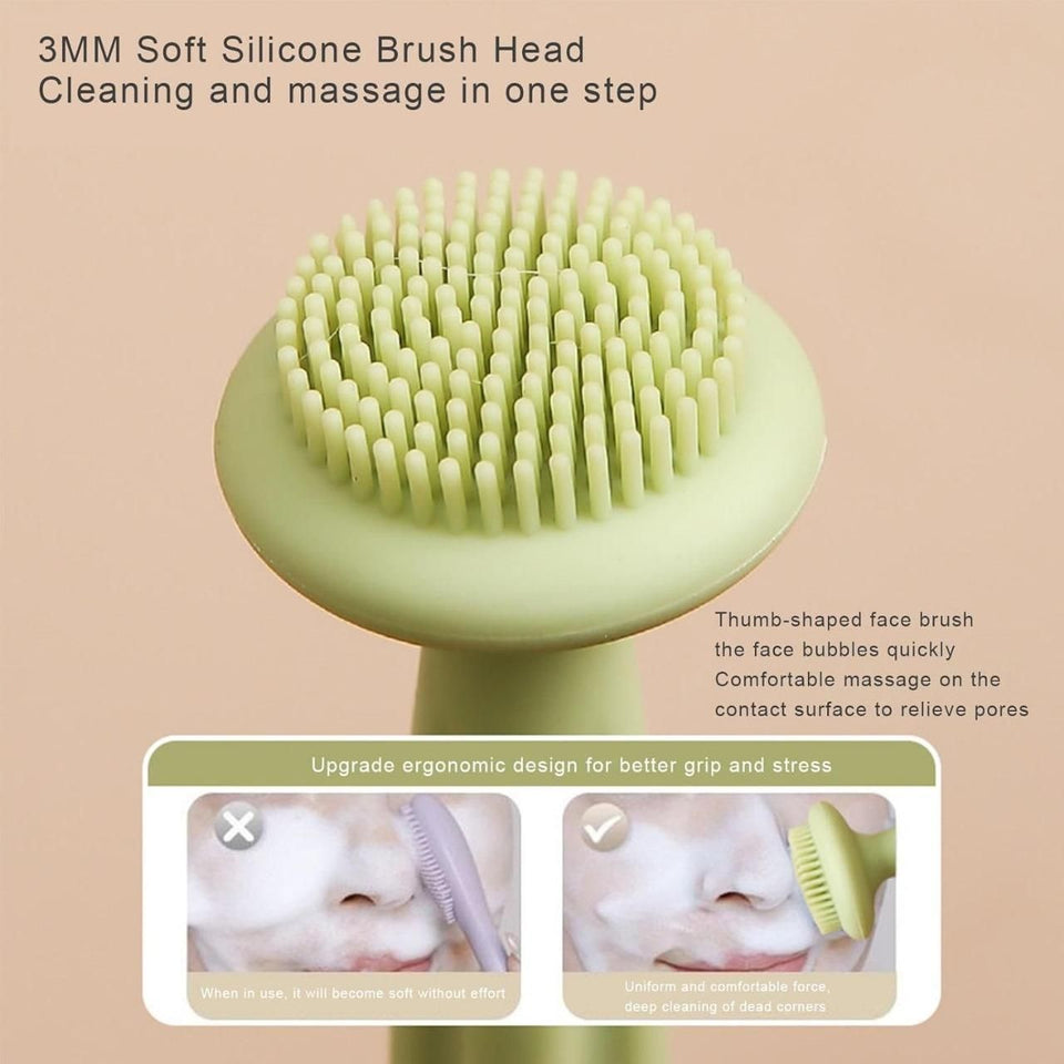 Double Headed Face Cleansing Brush (2 Pack)