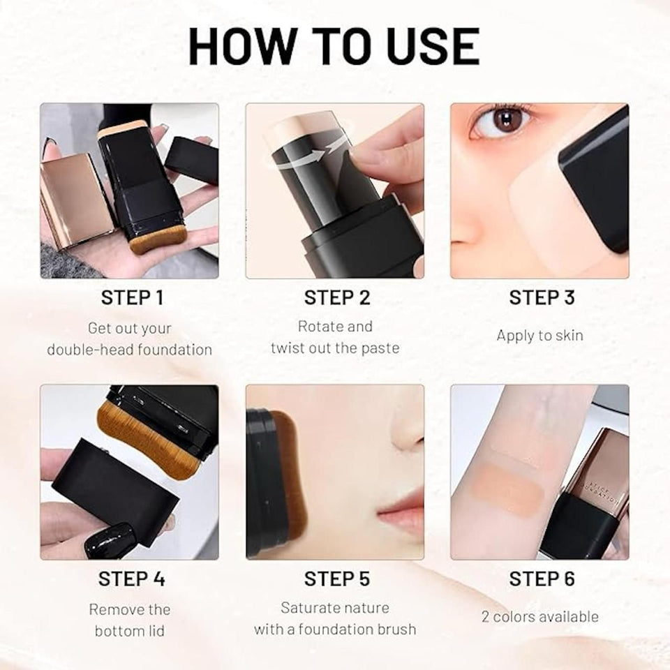 Double Head Foundation Make Up