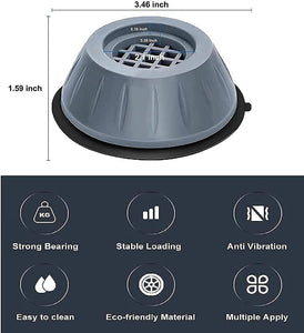 Shock Proof Anti-vibration Pads For Washing Machine (4 Pcs)