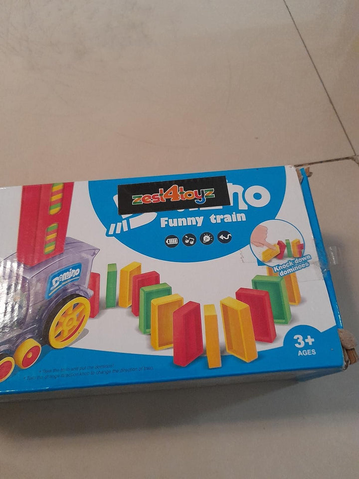 Kids  Train Toy Domino BPA Free Plastic with Sound Effects