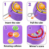 Kid's Dino Battle Gyro Spinning Toys & Fun Board Games
