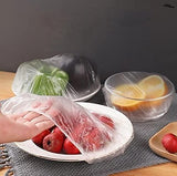 Reusable Elastic Food Storage Plastic Covers (100 Pack)