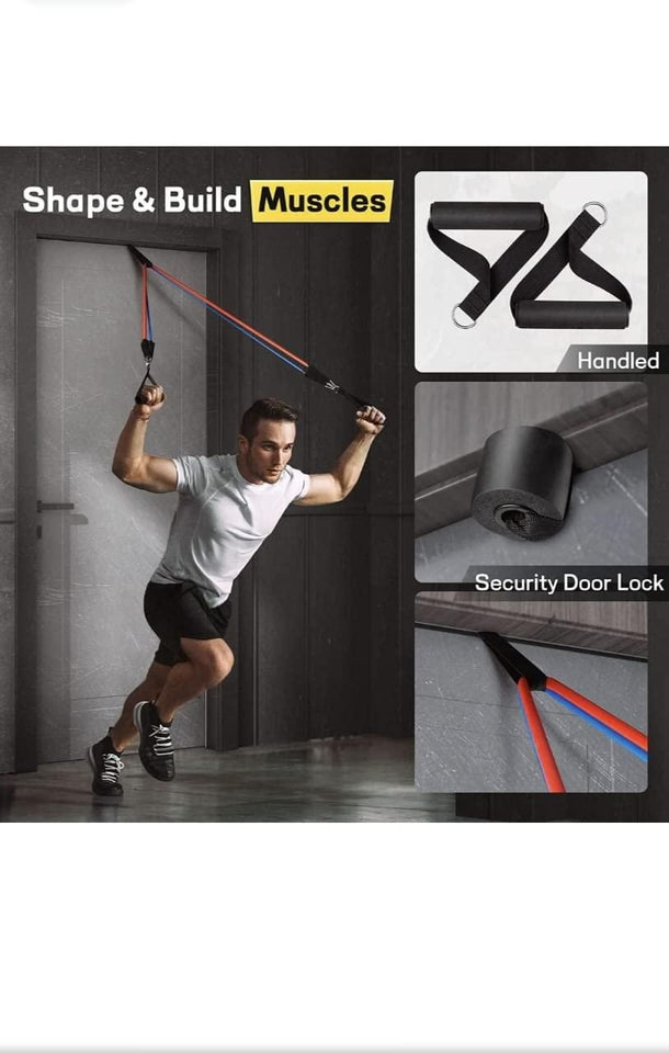 Heavy Workout Resistance Band Set