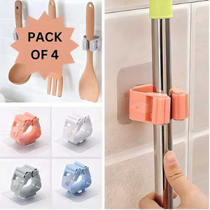 Mop Holder Self Adhesive Hooks (4 Pack)