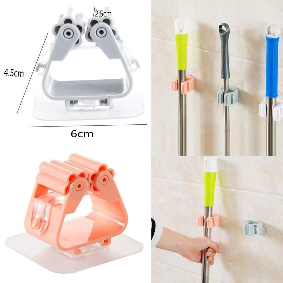 Mop Holder Self Adhesive Hooks (4 Pack)