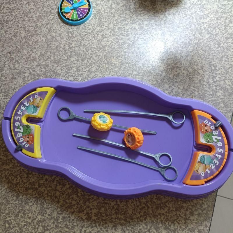 Kid's Dino Battle Gyro Spinning Toys & Fun Board Games