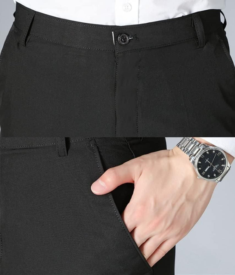 High Elasticity Men's Classic Pants (3 Pack)