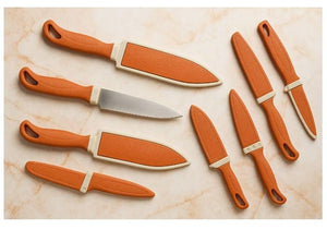 Stainless Steel Knife with cover (6 Pack)