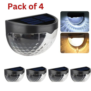 Solar Fence Lights (4 Pack)