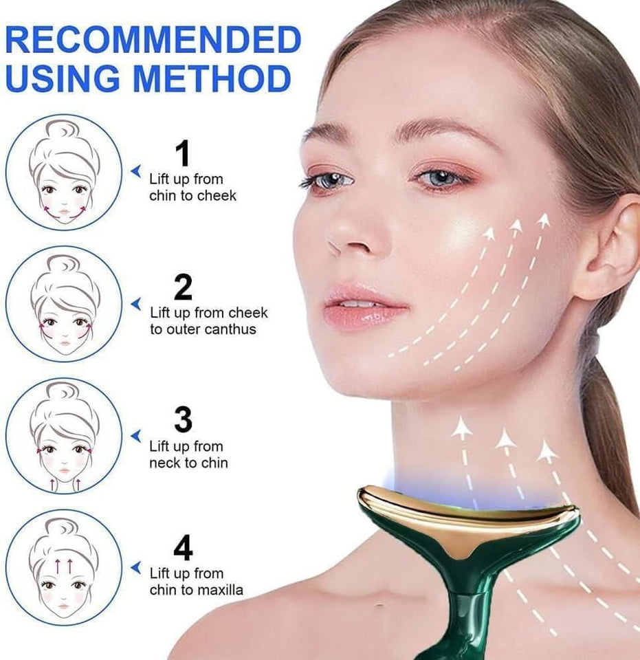 2 In 1 Anti Wrinkles Facial Massager
