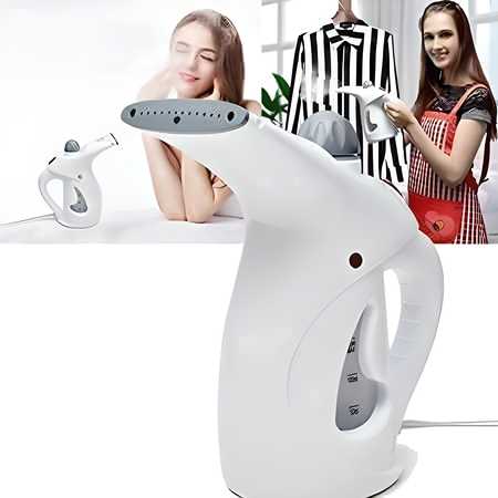 Portable Handheld Garment/Facial Vapor Steamer (Multicolour)