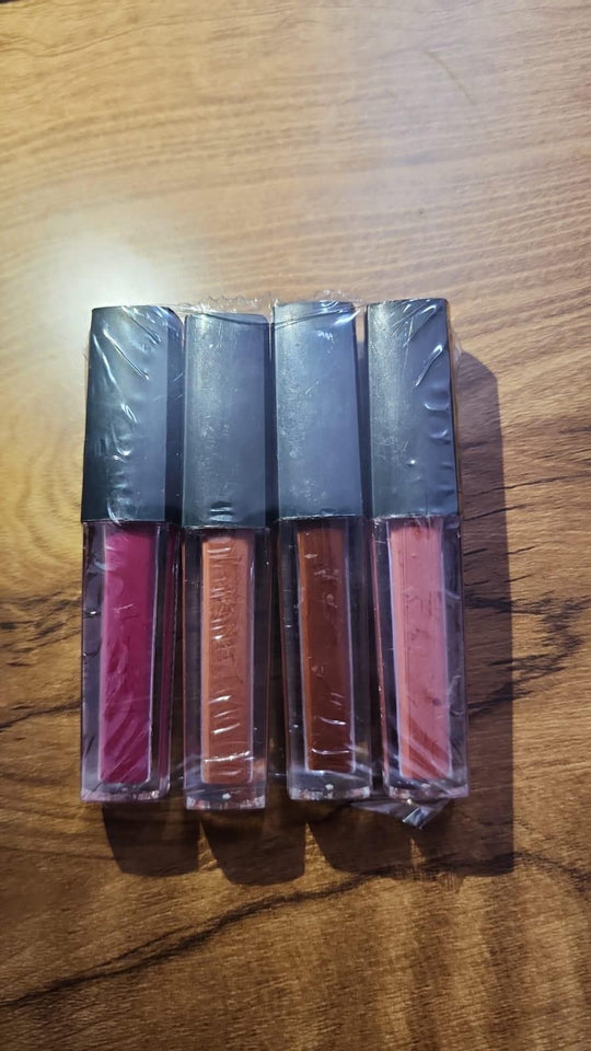 Nude Red Edition Assorted Shades Liquid Lipstick (4 Pack 16ml)