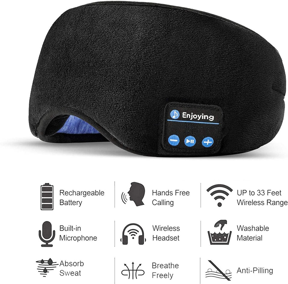 Musical Eye Mask With Wireless Bluetooth