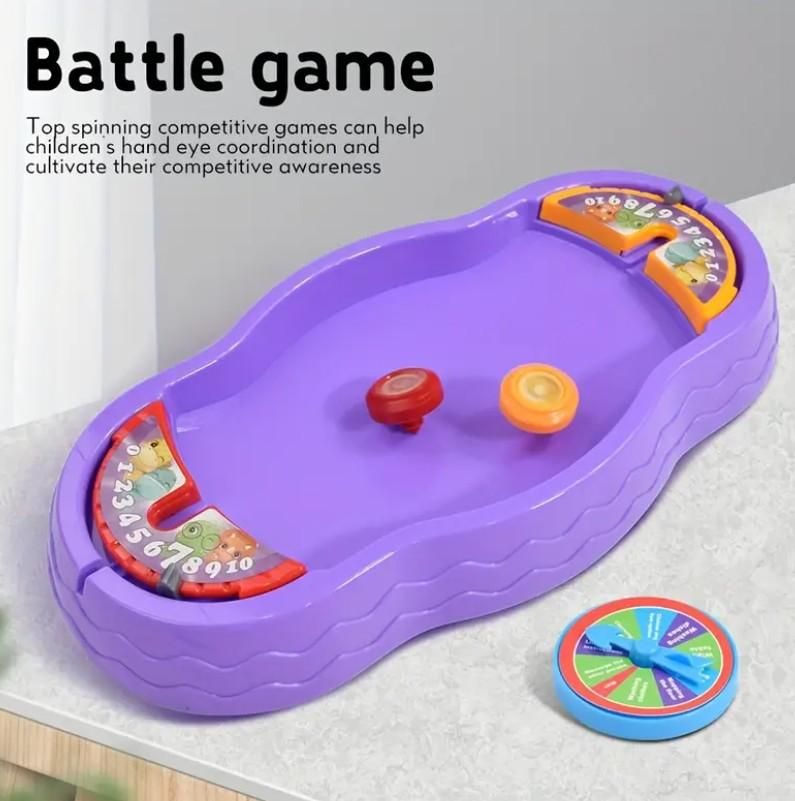 Kid's Dino Battle Gyro Spinning Toys & Fun Board Games