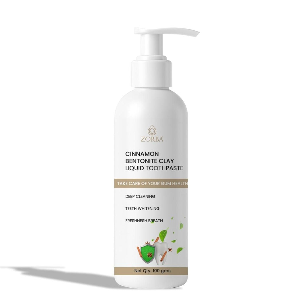 Cinnamon Bentonite Clay Liquid Toothpaste (100 ml)