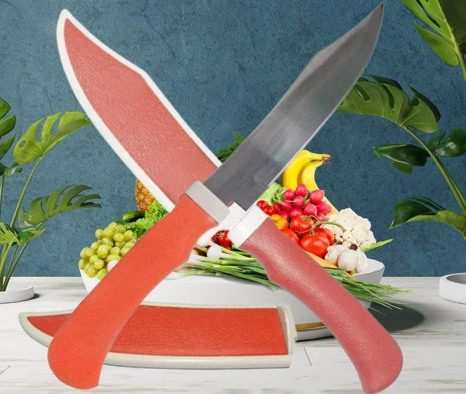 Stainless Steel Knife with cover (6 Pack)