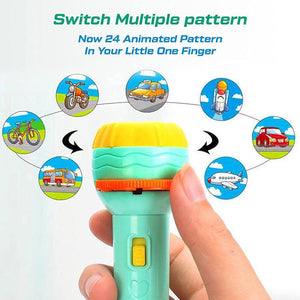 Kids Toy Torch Slide Education Learning
