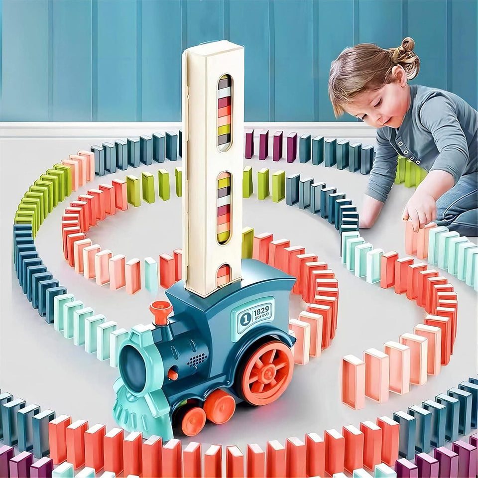 Kids  Train Toy Domino BPA Free Plastic with Sound Effects