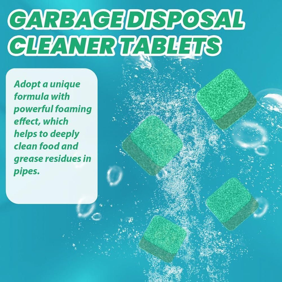 Garbage Disposal Cleaner Deodorizer Tablets (12 Pack)