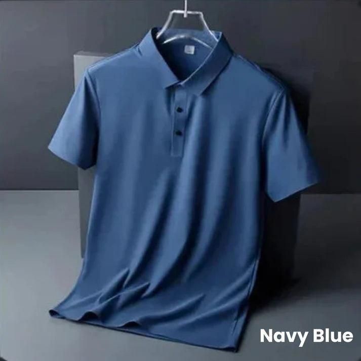 Poly Matte Solid Half Sleeves Mens Polo T-Shirt (4 Pack)