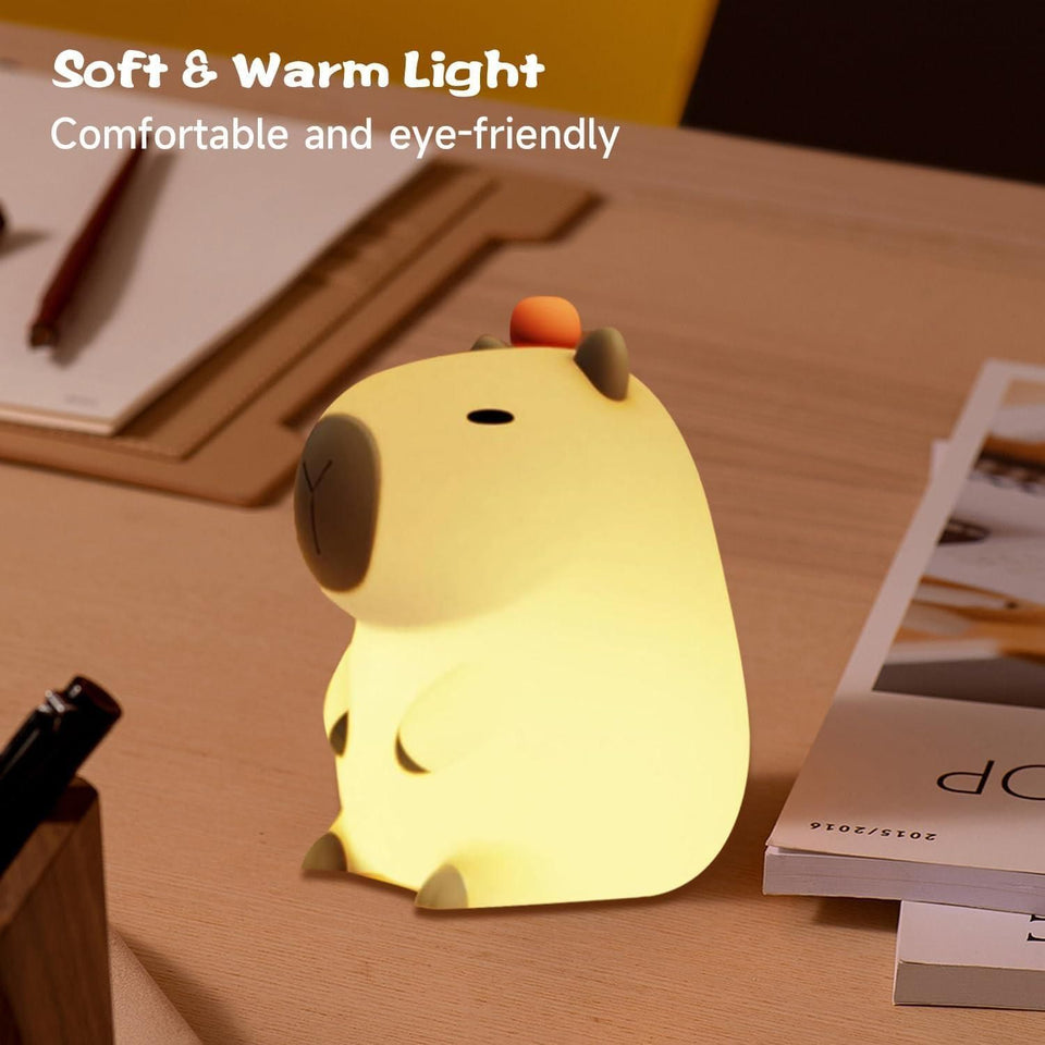USB Rechargeable Capybara Night Light