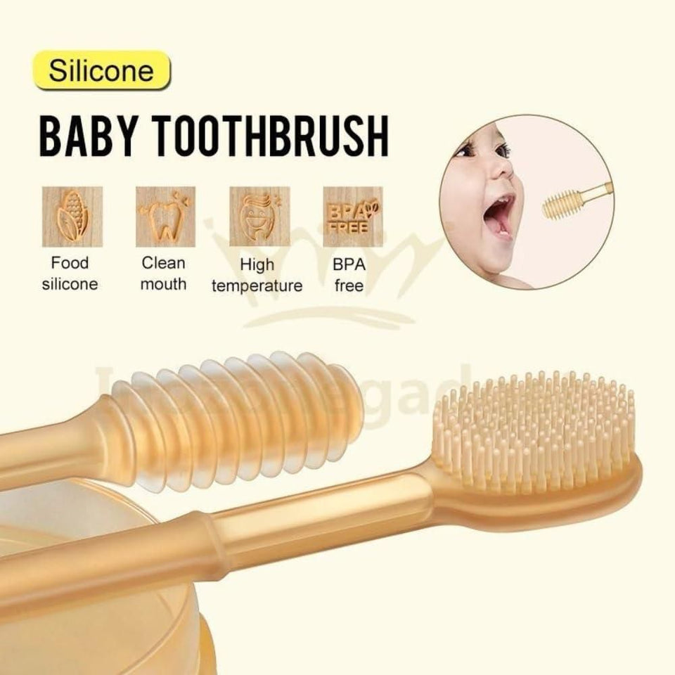 Baby Soft Silicone Bristle Toothbrush