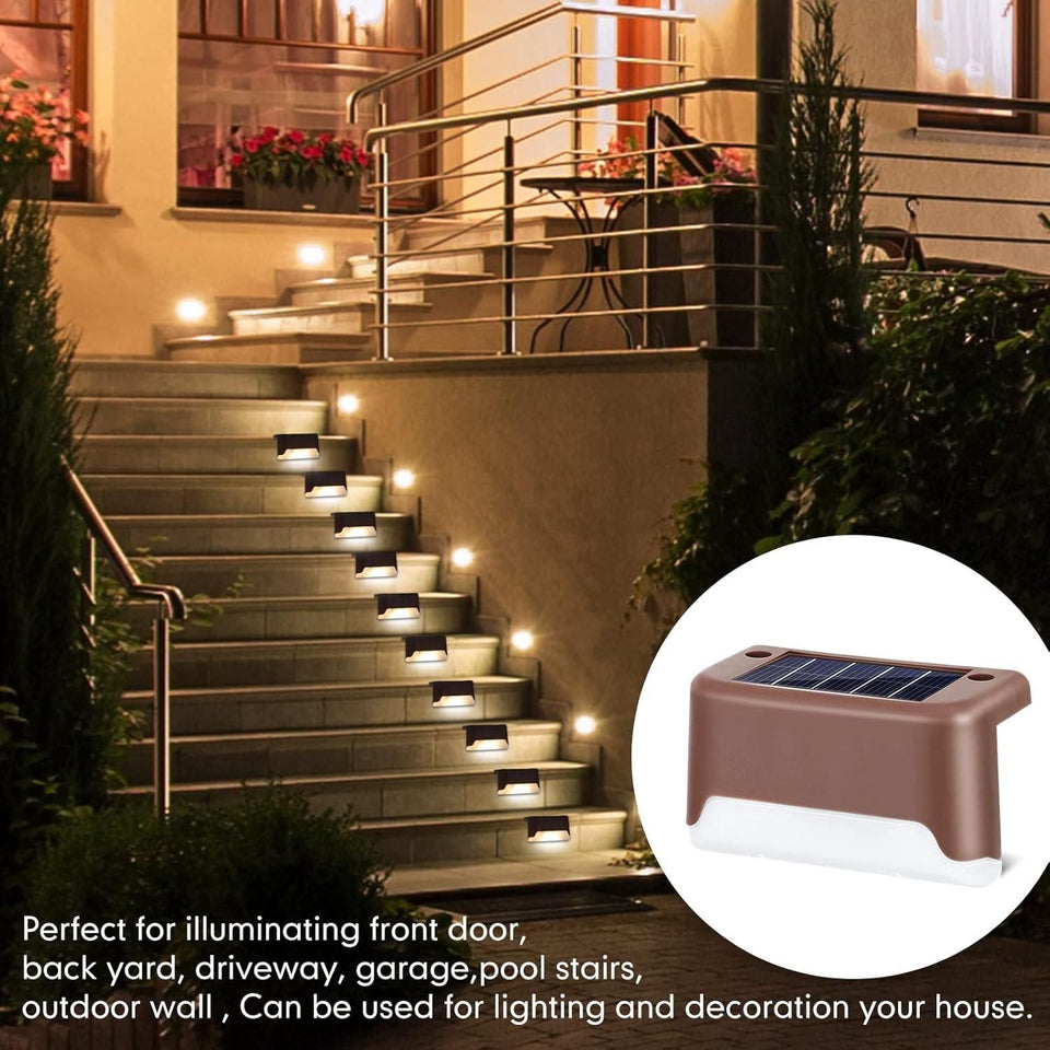 Solar Deck Lights Outdoor (8 Pack)