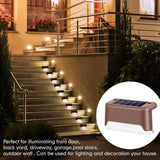 Solar Deck Lights Outdoor (8 Pack)