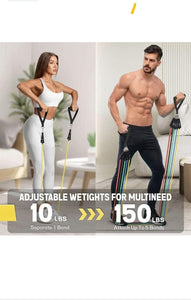 Heavy Workout Resistance Band Set