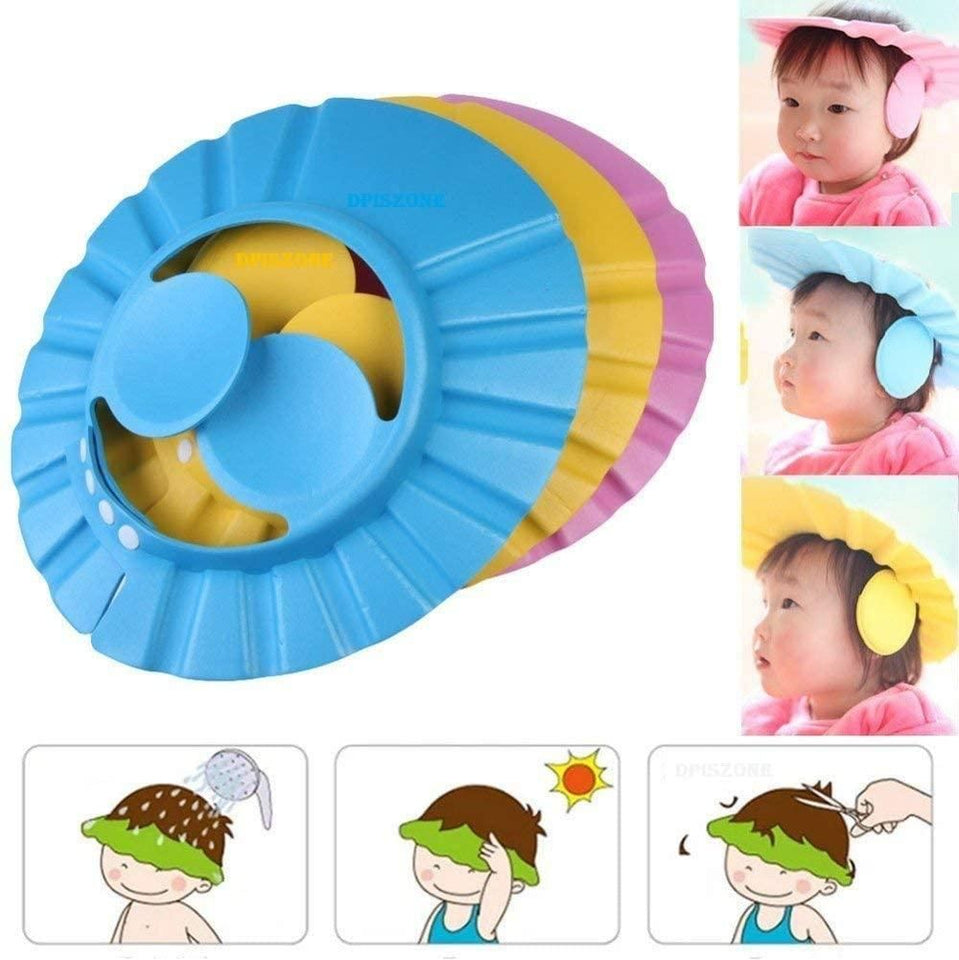 Baby Safe Bathing Shower Cap (2 Pack)