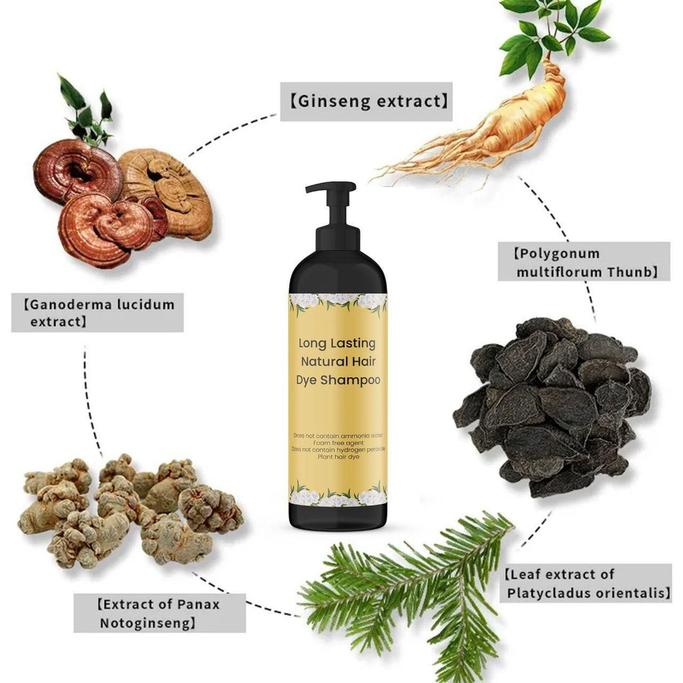 Long Lasting Natural Hair Dye Shampoo (100ML)
