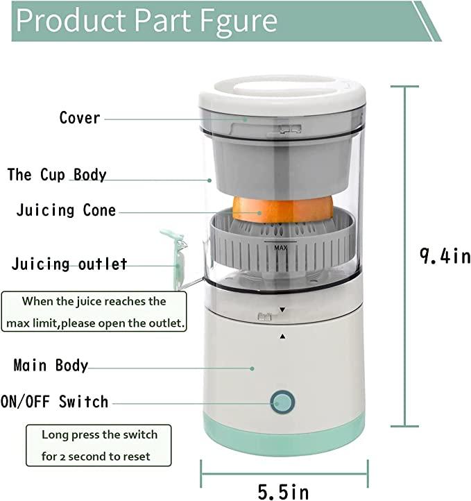 Electric Citrus Juicer : Ideal for juicing cut citrus fruits