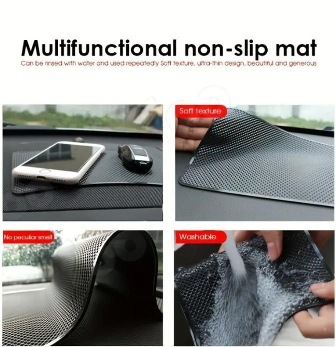 Non-Slip Silicone Car Dashboard Mat