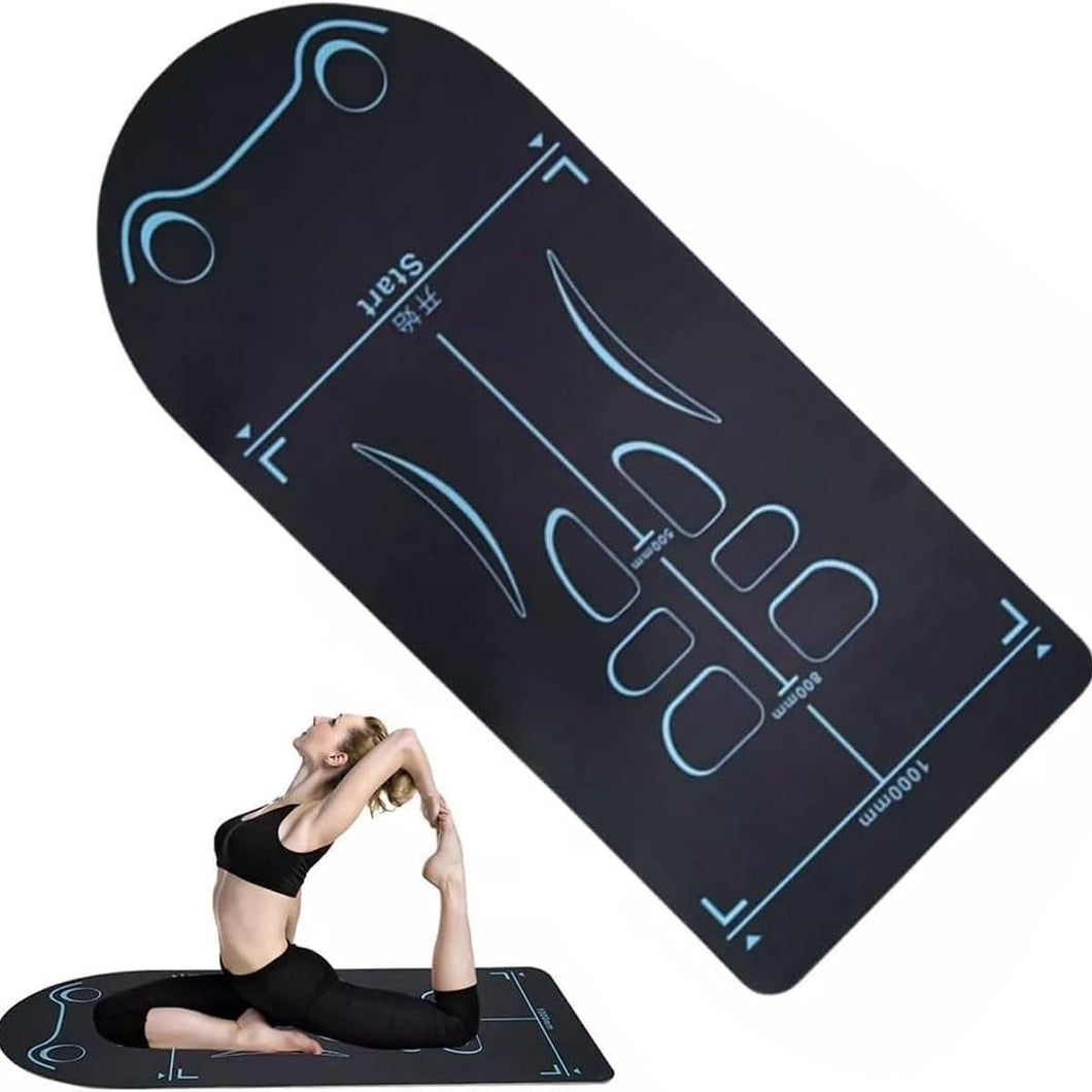 Non-Slip Yoga Mat with Asana Guide