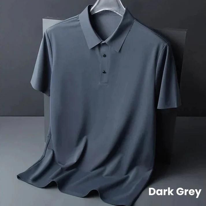 Poly Matte Solid Half Sleeves Mens Polo T-Shirt (4 Pack)
