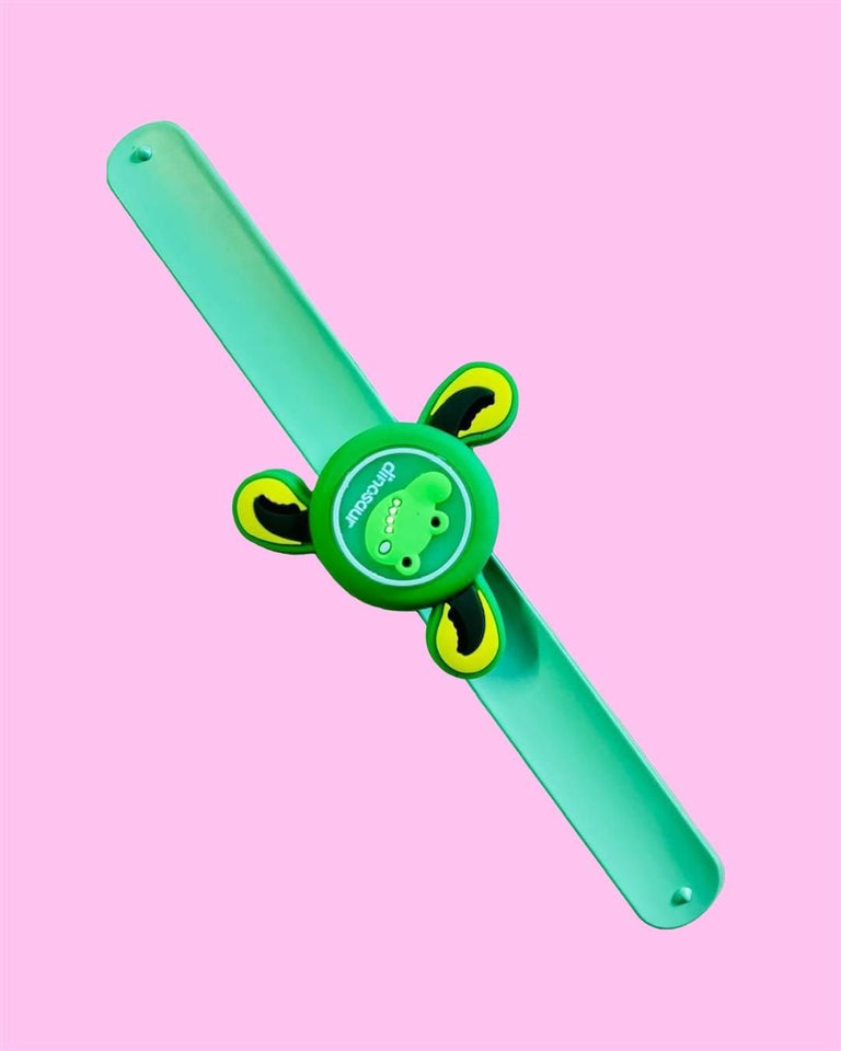 Kids LED Light Spinning Slap Band