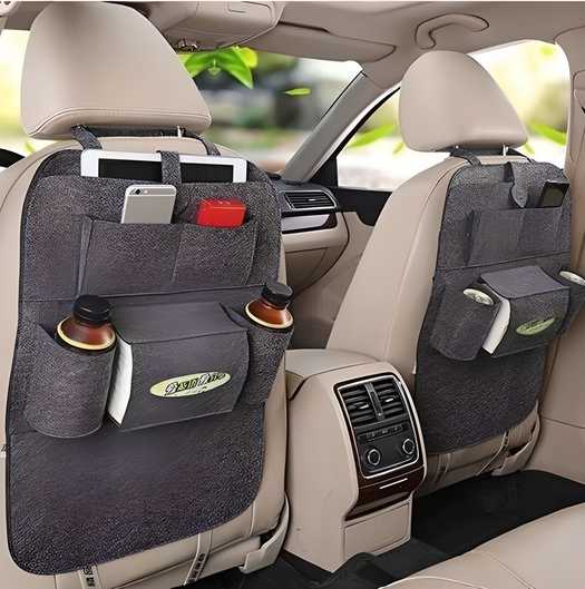 Back Seat Storage Organizer (2 Pack)