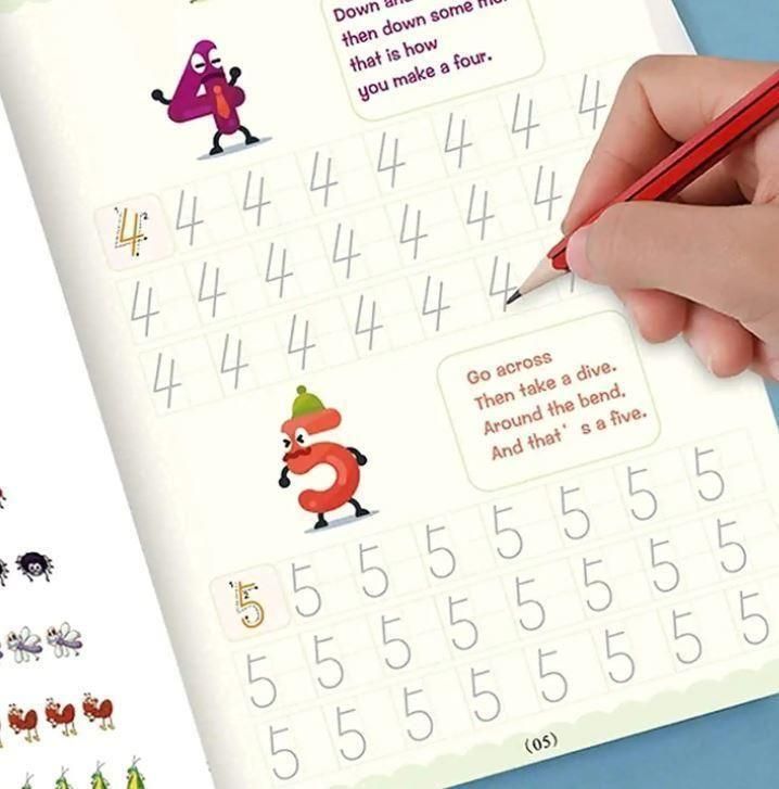 Magic Book (2 Set - 8 Book + 20 Refill+2 Pen+2 Grip)