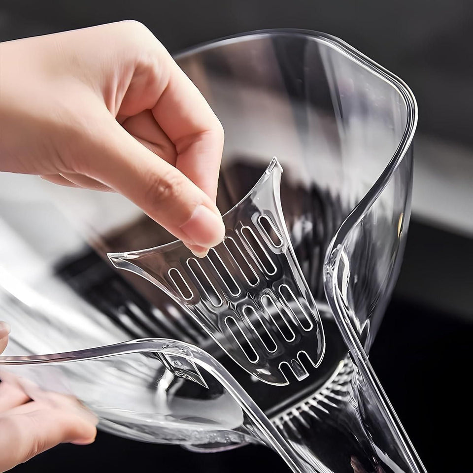 Drain Basket Funnel for Kitchen Sink (2 Pack)